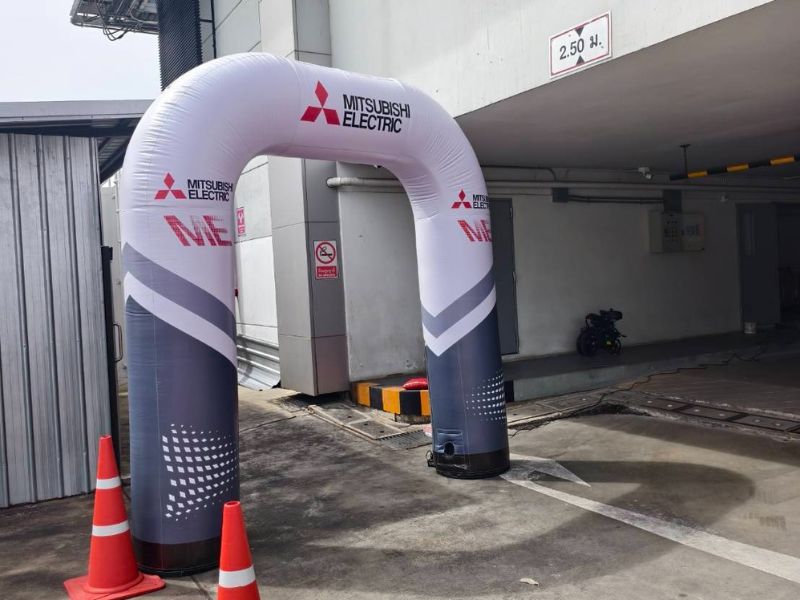 ซุ้มเป่าลมโค้งราคาโรงงาน